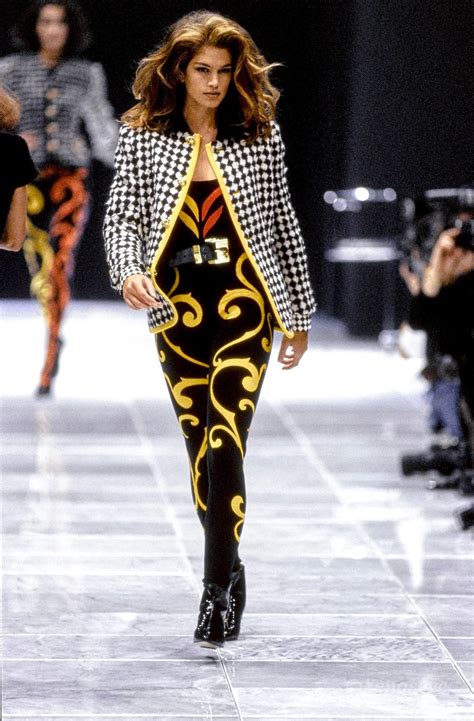 cindy crawford spot versace|cindy crawford today.